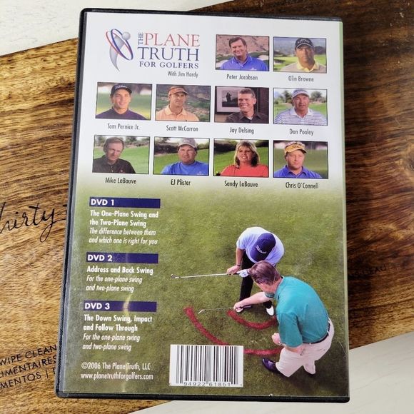The Plane Truth for Golfers with Jim Hardy 3 DVD Set + BONUS Disc Tips & Drills - Picture 5 of 7